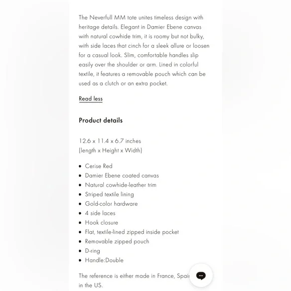 LOUIS VUITTON Neverfull MM in Damier ebene - Picture 12 of 13